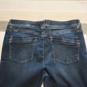 Democracy AB Technology Jeans Womens 16 Dark Wash Denim Comfort Waistband